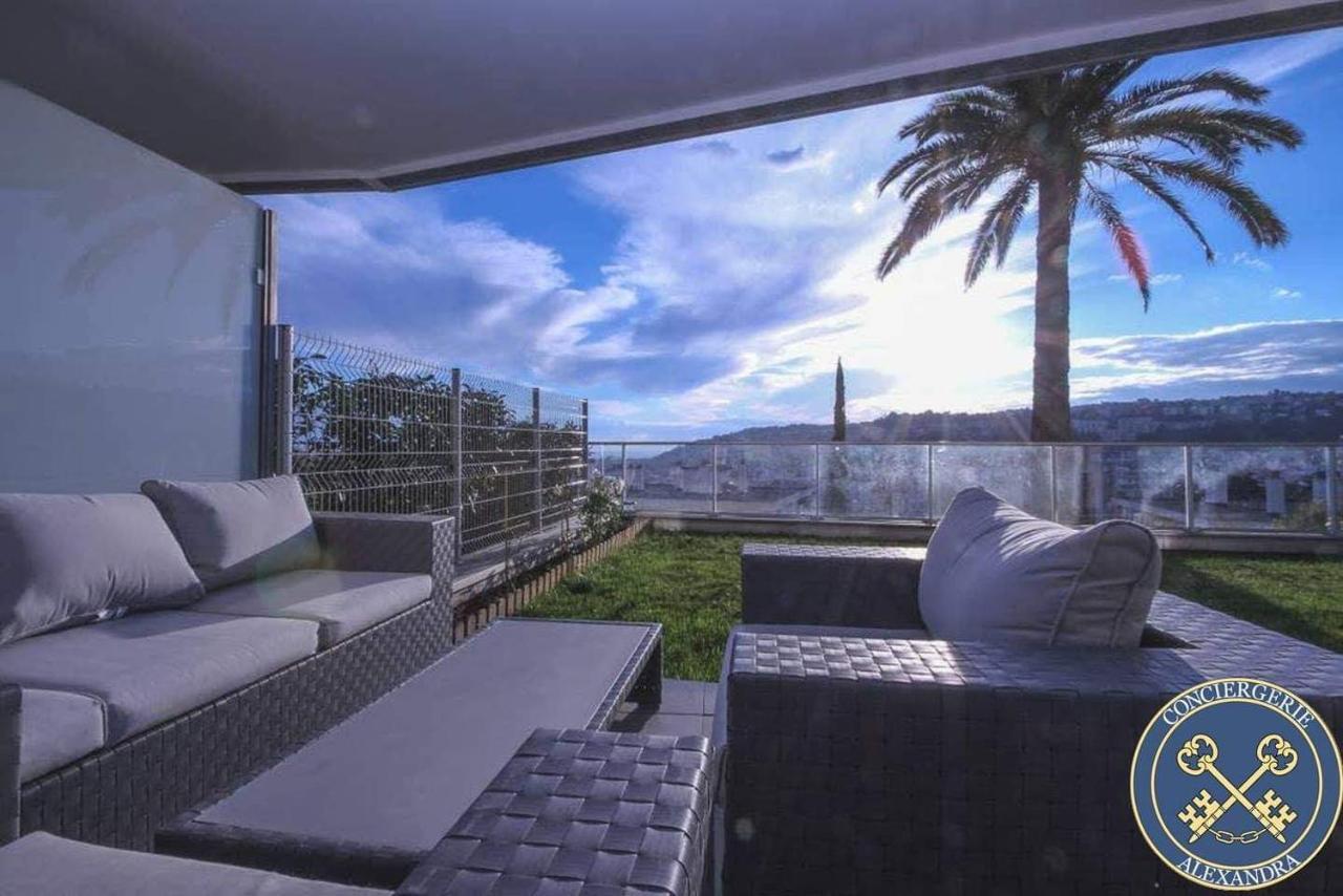 Blue Bay Appartement 3 Pieces Nizza Kültér fotó