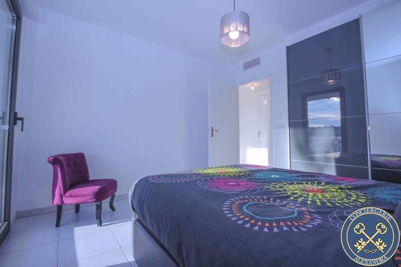Blue Bay Appartement 3 Pieces Nizza Kültér fotó
